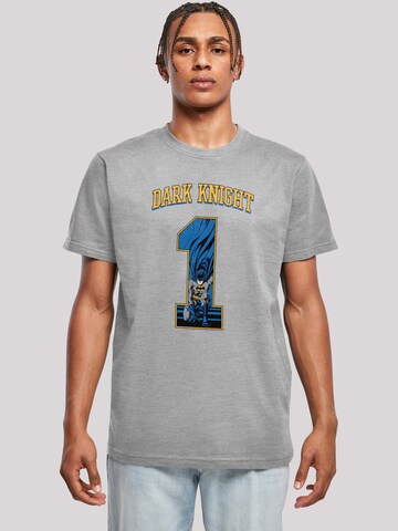 T-Shirt 'DC Comics Batman Football Dark Knight' F4NT4STIC en gris : devant