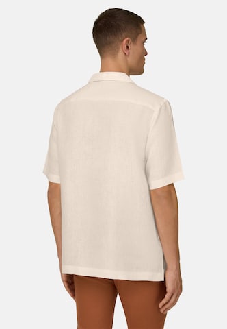 Boggi Milano Regular fit Button Up Shirt in Beige