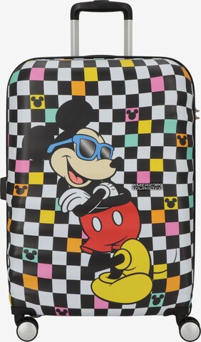 American Tourister Trolley 'Wavebreaker Disney' in Schwarz: predná strana