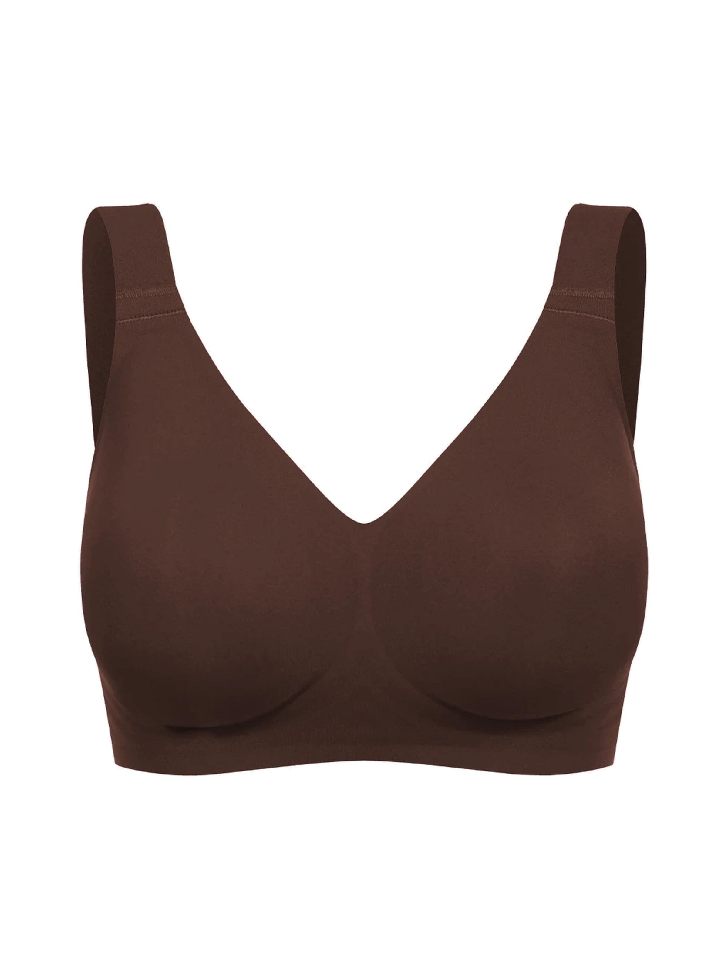 cfab (formerly creamy fabrics) Minimizer Minimizer 'Comfort Minimizer-BH'‌‌‌‌‌‌ in Braun: Vorderseite