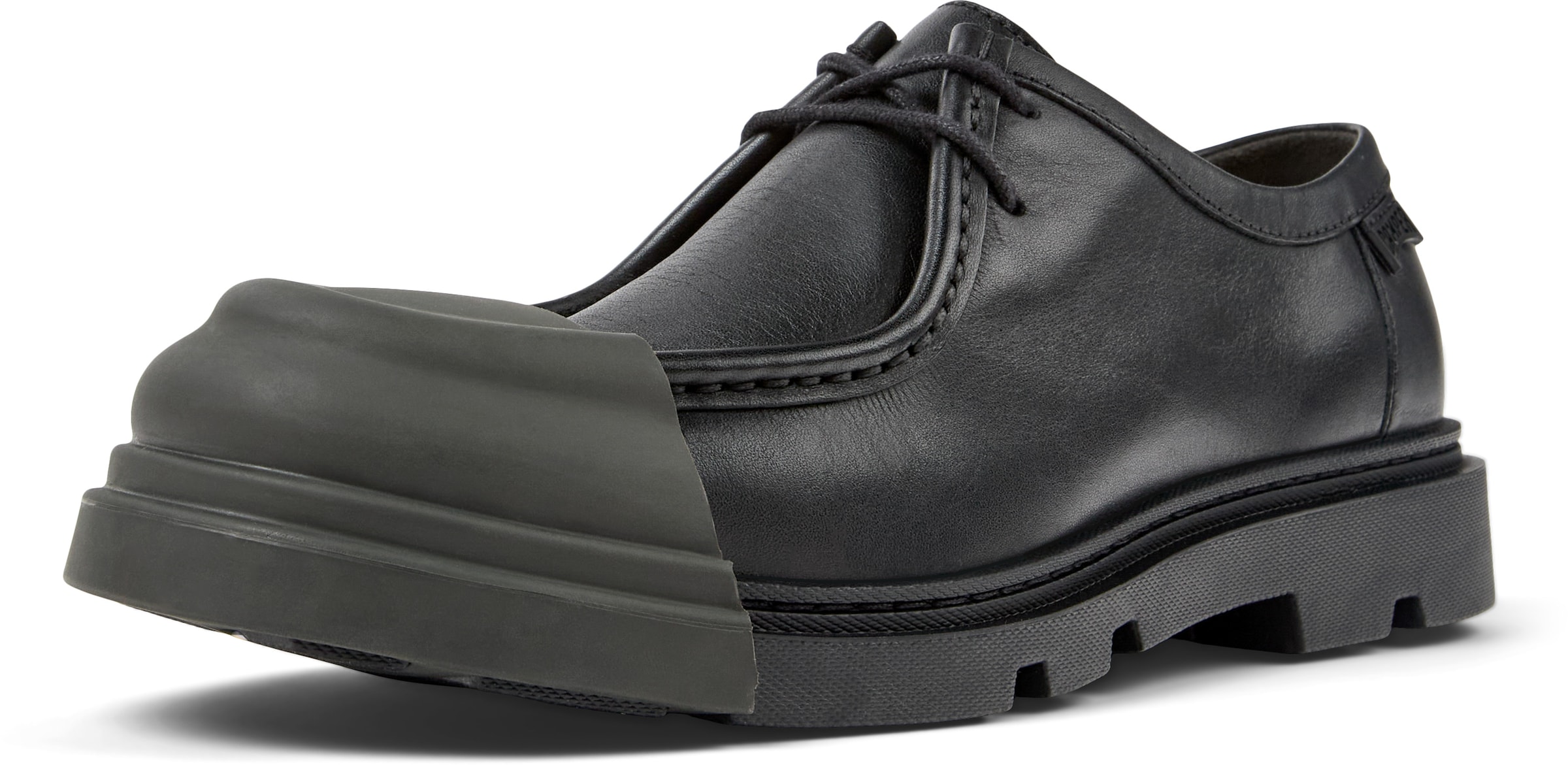 Chaussure à lacets ' Junction ' CAMPER en noir : devant