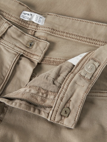 NAME IT Baggy Broek 'NKMBen' in Bruin