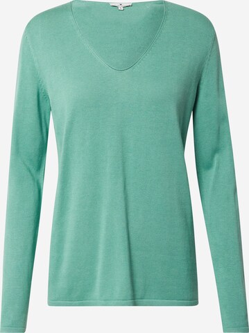 TOM TAILOR Sweater in Green: front