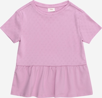 T-Shirt s.Oliver en rose : devant