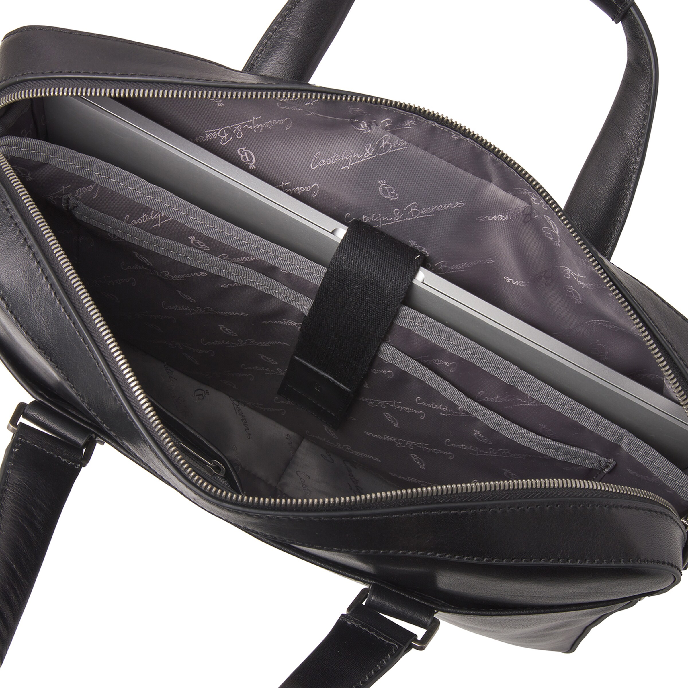 Castelijn & Beerens Document Bag 'Ted' in Black