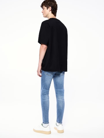 Coupe slim Jean Pull&Bear en bleu