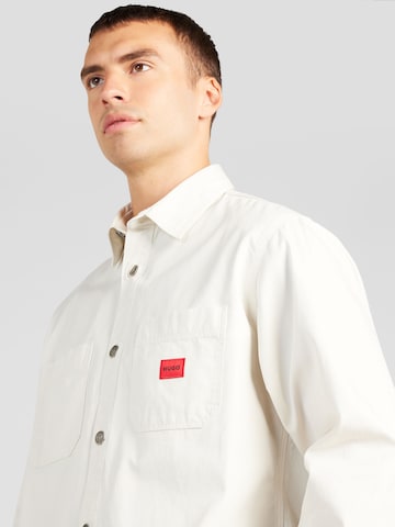 HUGO Comfort Fit Риза 'Erato' в бяло
