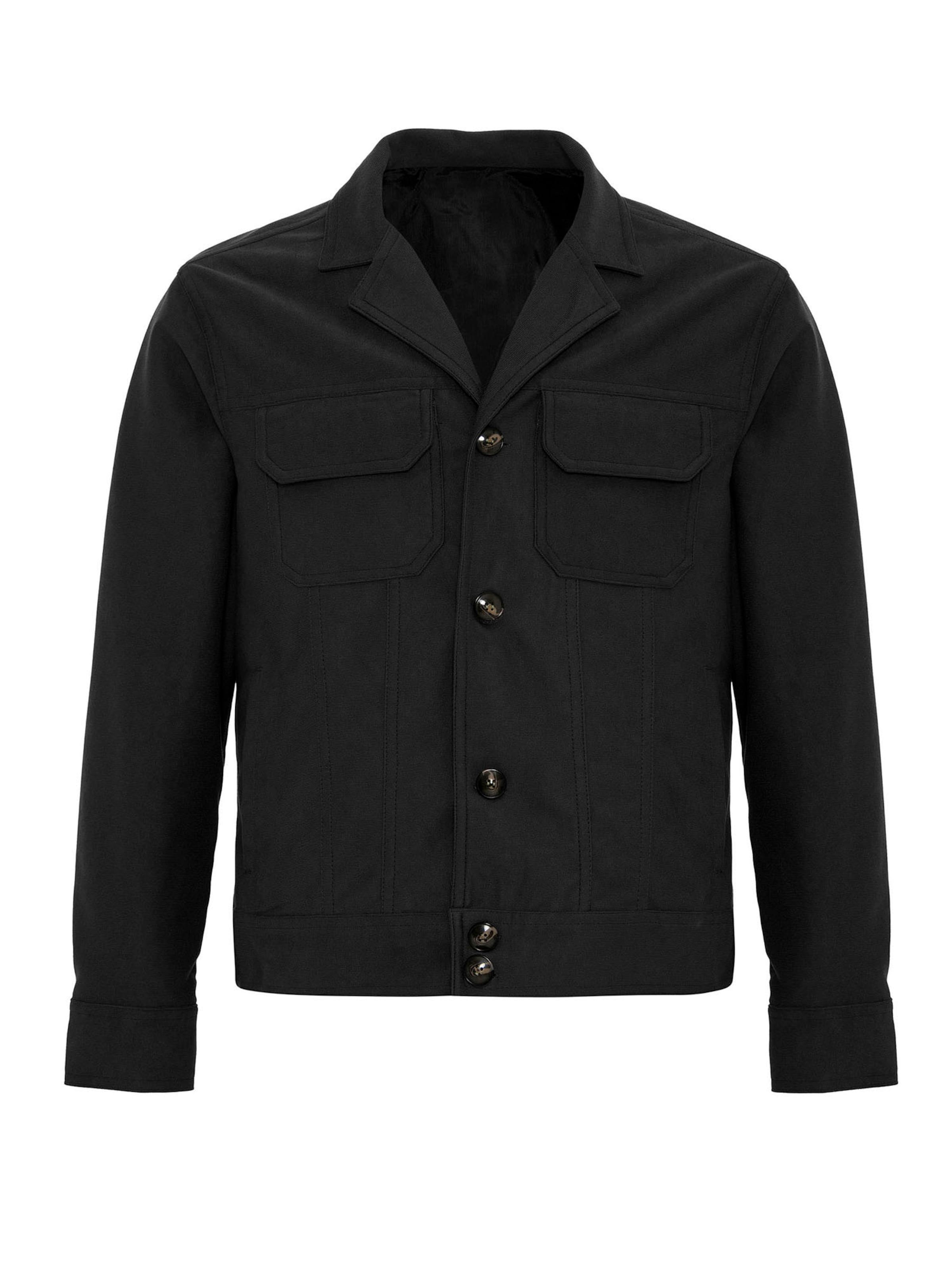 Antioch Overgangsjakke i sort: forside