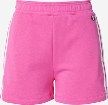 Champion Authentic Athletic Apparel regular Bukser i pink: forside