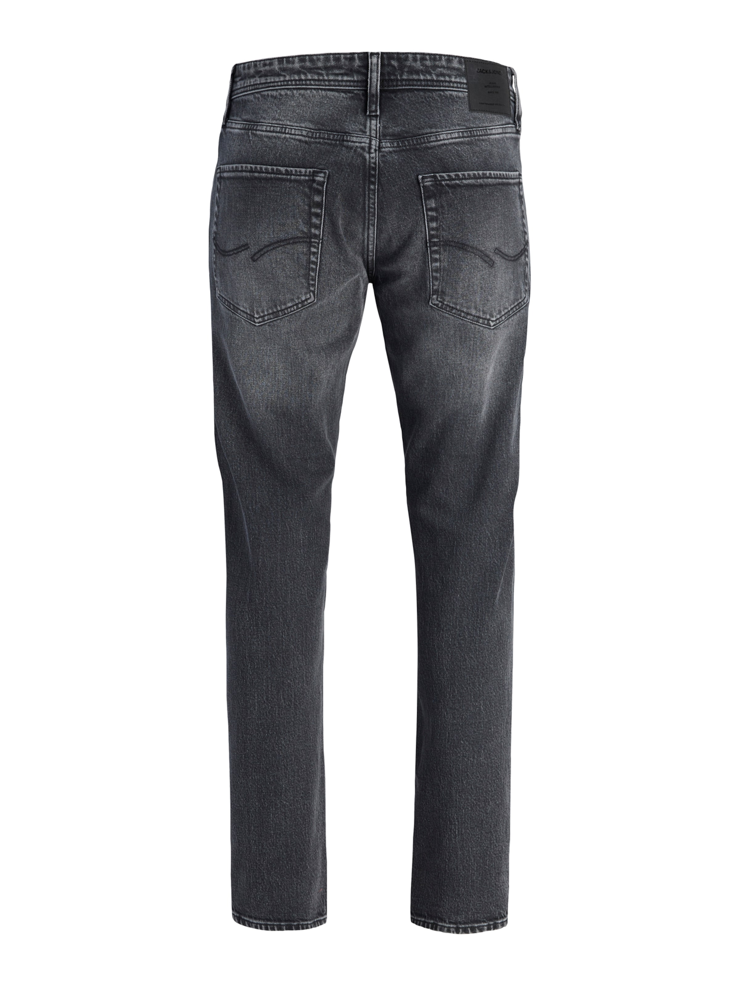JACK & JONES Slimfit Jeans 'JJIMIKE JJORIGINAL' i sort