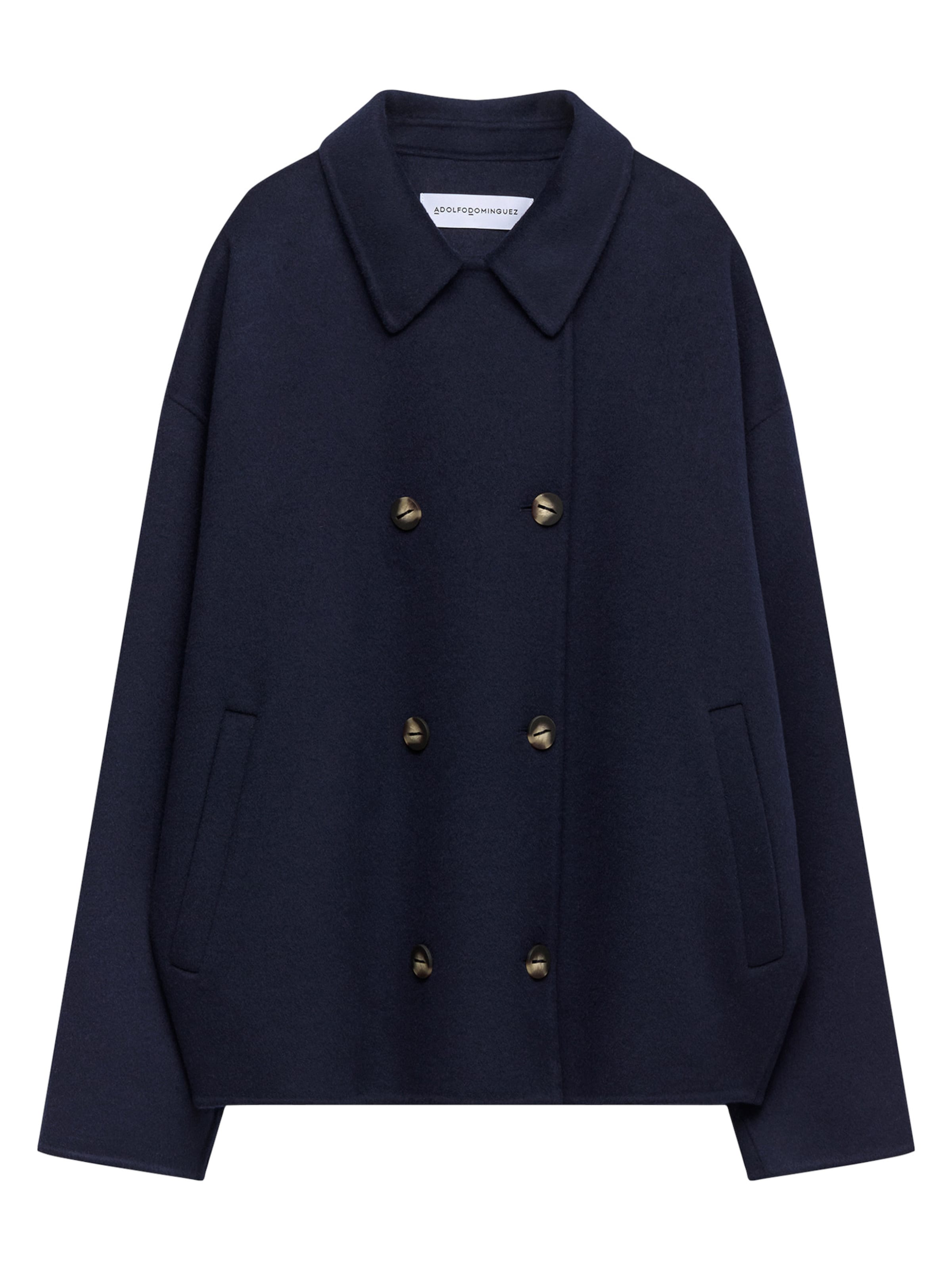 Adolfo Dominguez Преходно яке в синьо: отпред