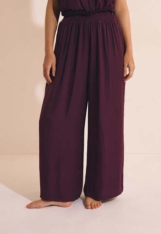Pantaloncini da pigiama 'Texas' di ETAM in lilla: frontale