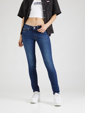 Tommy Jeans Skinny Jeans in Blue: front