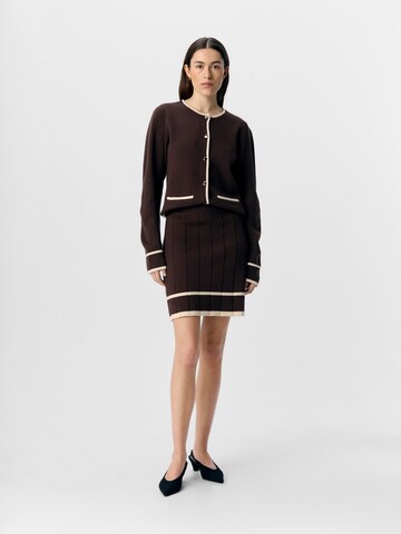 Jupe OBJECT en marron