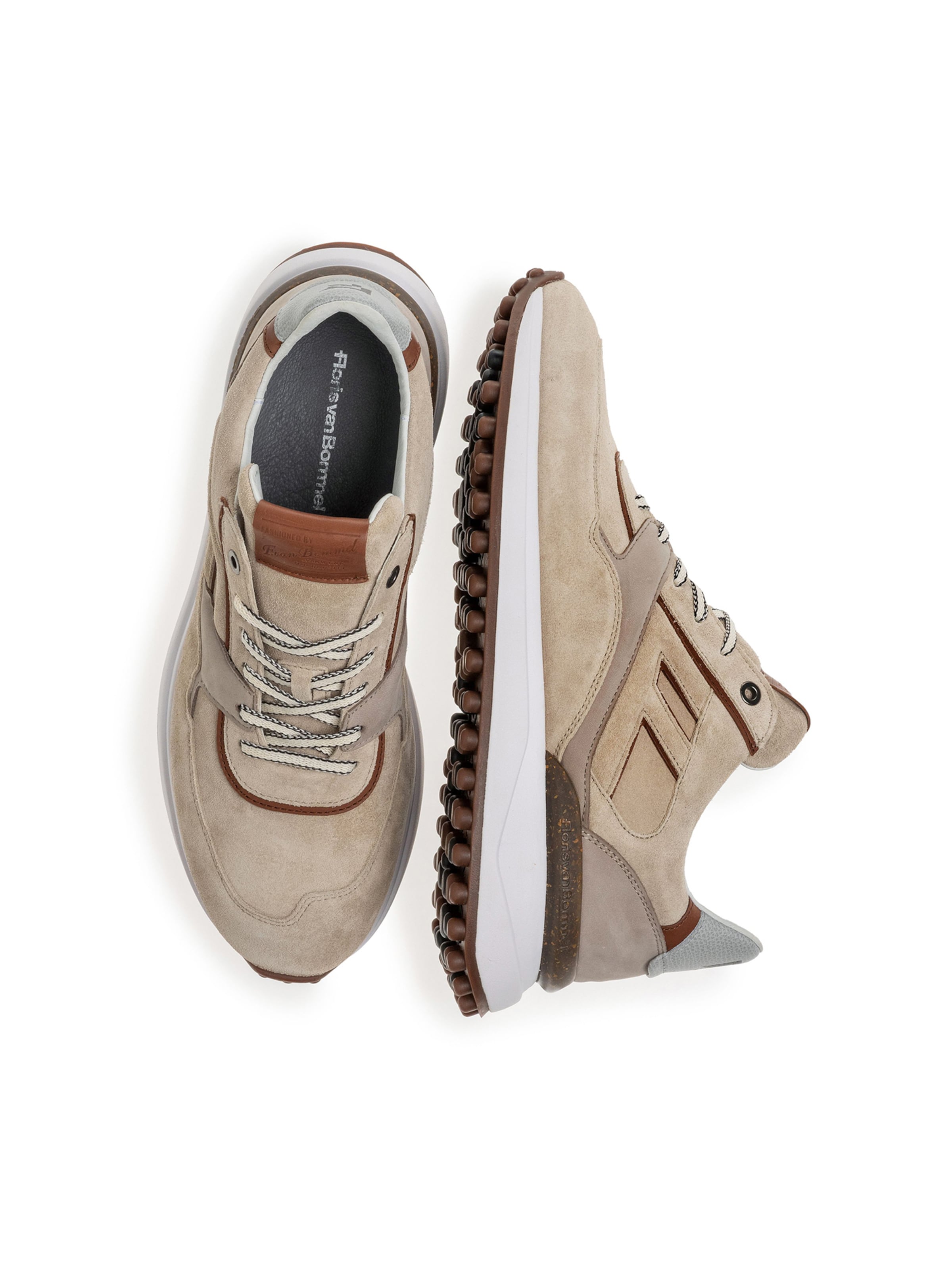 Sneaker bassa 'Noppi 38' di Floris van Bommel in marrone