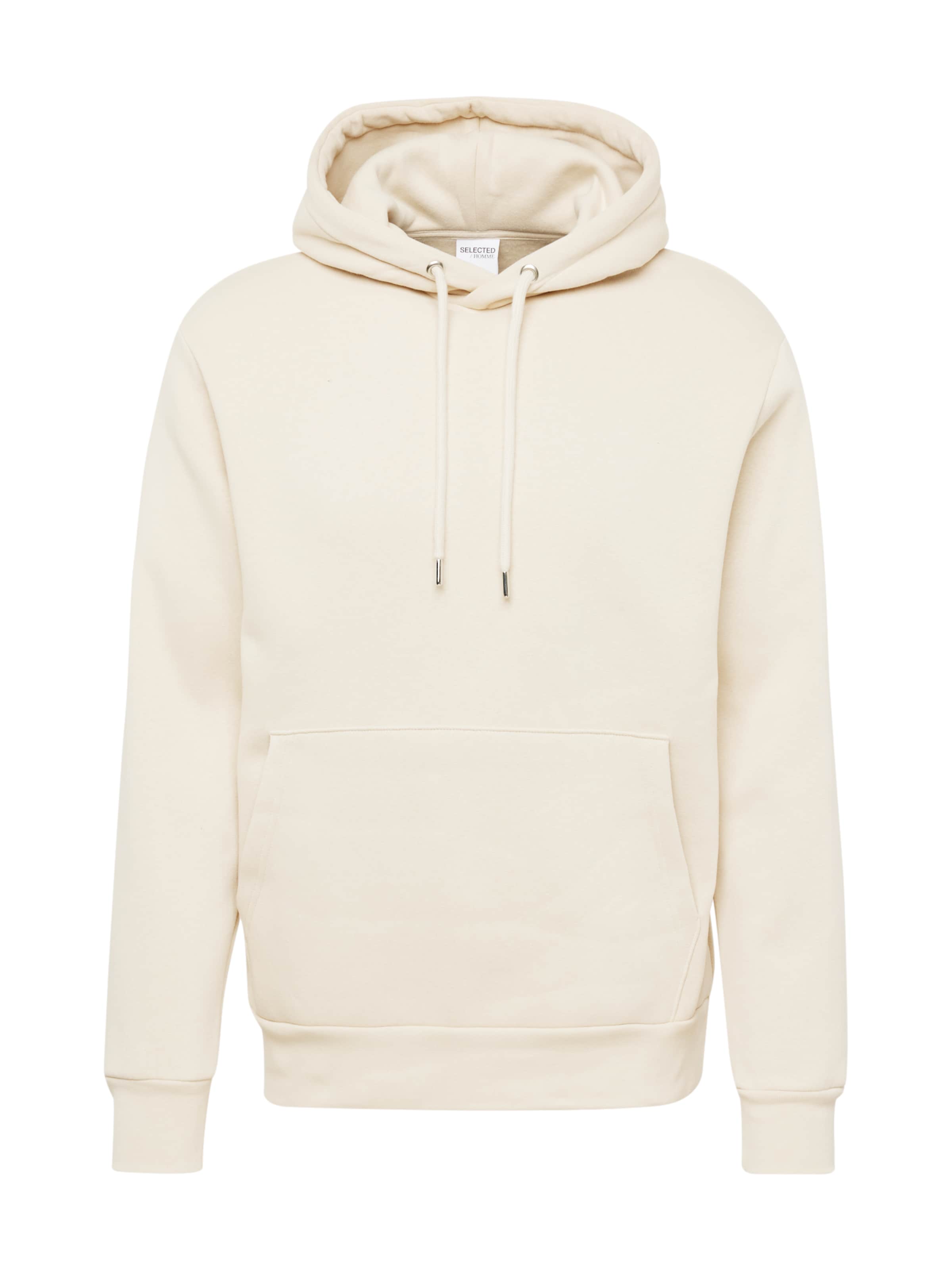 Felpa 'SLHDan' di SELECTED in beige: frontale