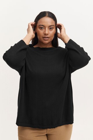 Fransa Curve - Jersey 'BLUME' en negro: frente