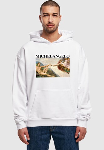 Merchcode Sweatshirt in Wit: voorkant