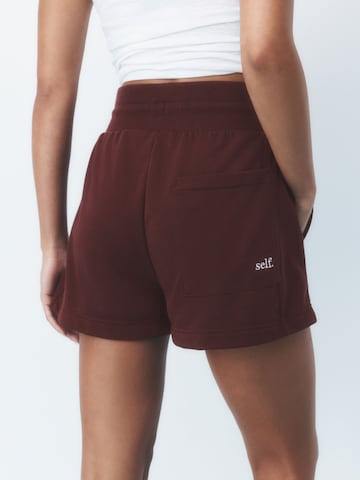 self. Regular Shorts in Braun