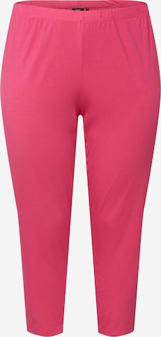Zizzi Leggings in Roze: voorkant