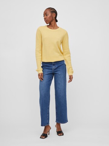 VILA Sweater 'VIChassa' in Yellow