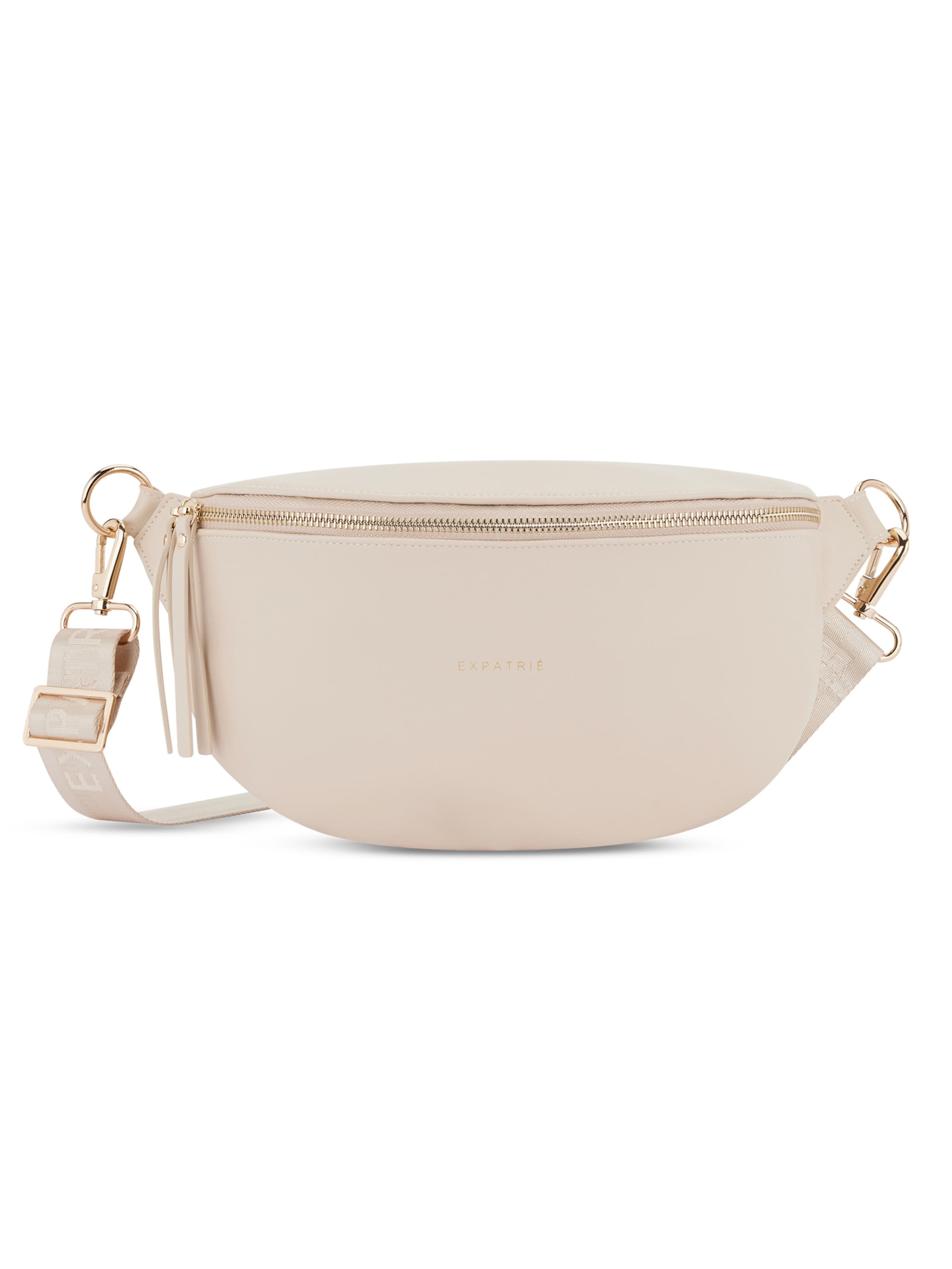 Expatrié Belt bag 'Alice Medium' in Beige: front