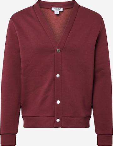 BURTON MENSWEAR LONDON Sweat jacket in Red: front