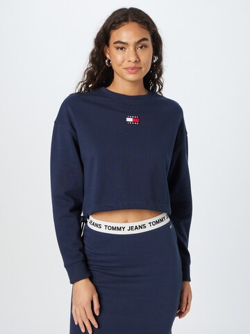 Felpa di Tommy Jeans in blu: frontale