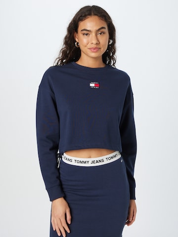 Tommy Jeans Sweatshirt i blå: forside