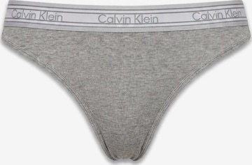 Calvin Klein String in Grijs: voorkant