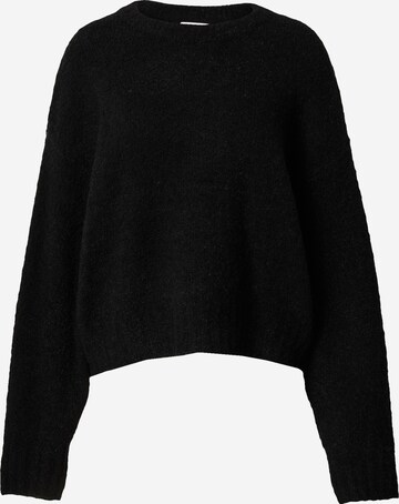 TOPSHOP Sweater in Black: front