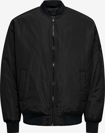 Only & Sons - Chaqueta de entretiempo 'JOSH' en negro: frente