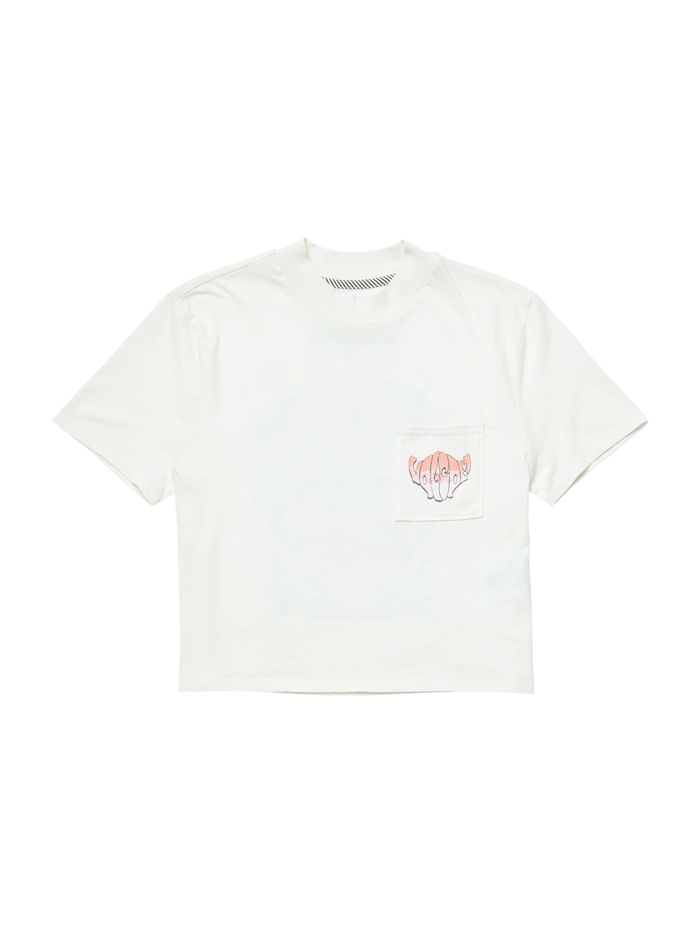 T-shirt Volcom en blanc : devant