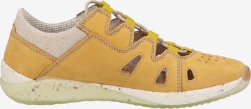 JOSEF SEIBEL Athletic Lace-Up Shoes 'Ricky 17' in Yellow