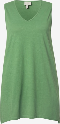 Ulla Popken Shirt in Grün: Vorderseite