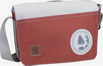 360 Grad Crossbody Bag ' Barkasse ' in Brown: front