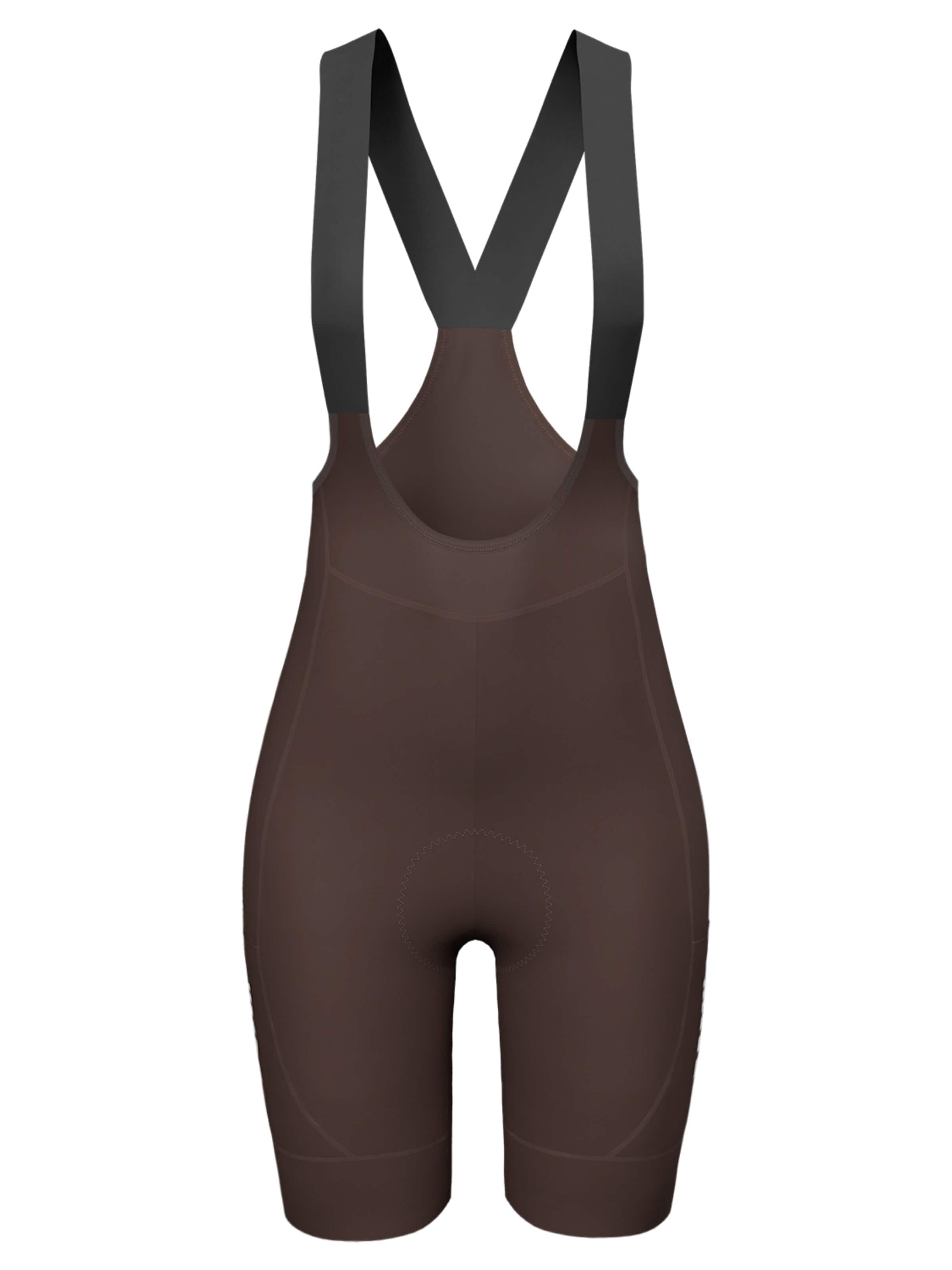 WULIBIKE Skinny Workout Pants in Brown: front