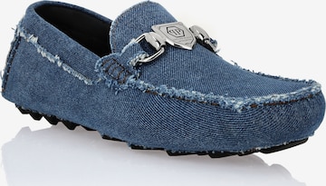 Mocassin Philipp Plein en bleu : devant