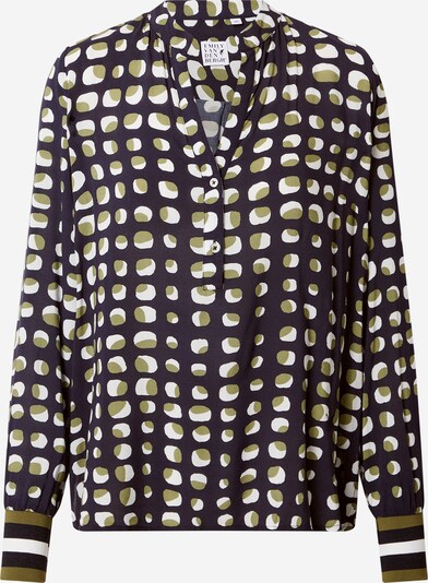 Camicia da donna Emily Van Den Bergh di colore navy / cachi / bianco, Visualizzazione prodotti
