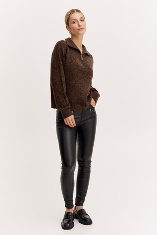 b.young Pullover 'MARTINE' in Braun