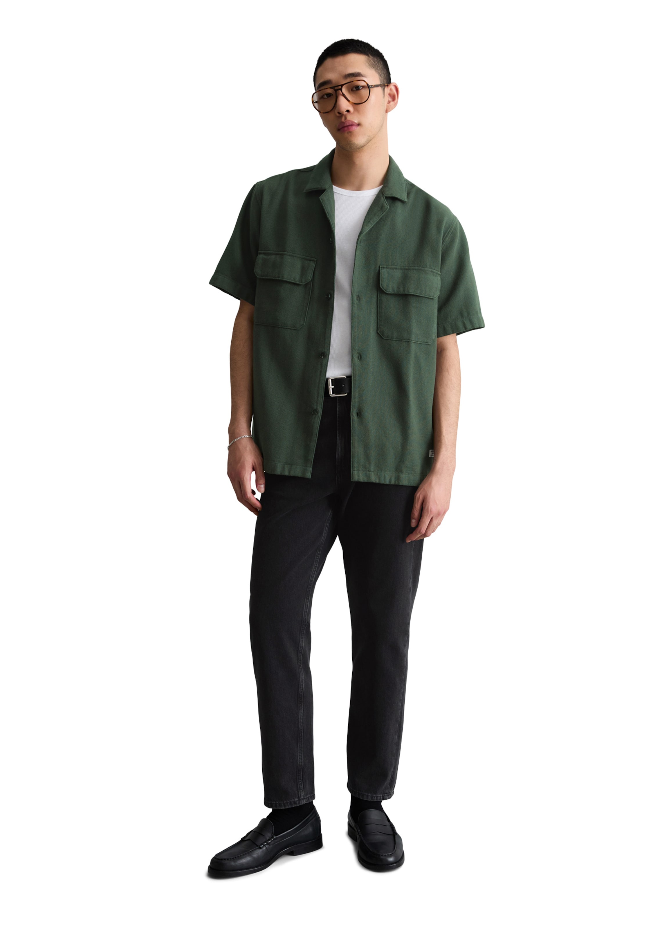 Marc O'Polo DENIM Regular Fit Hemd in Grün