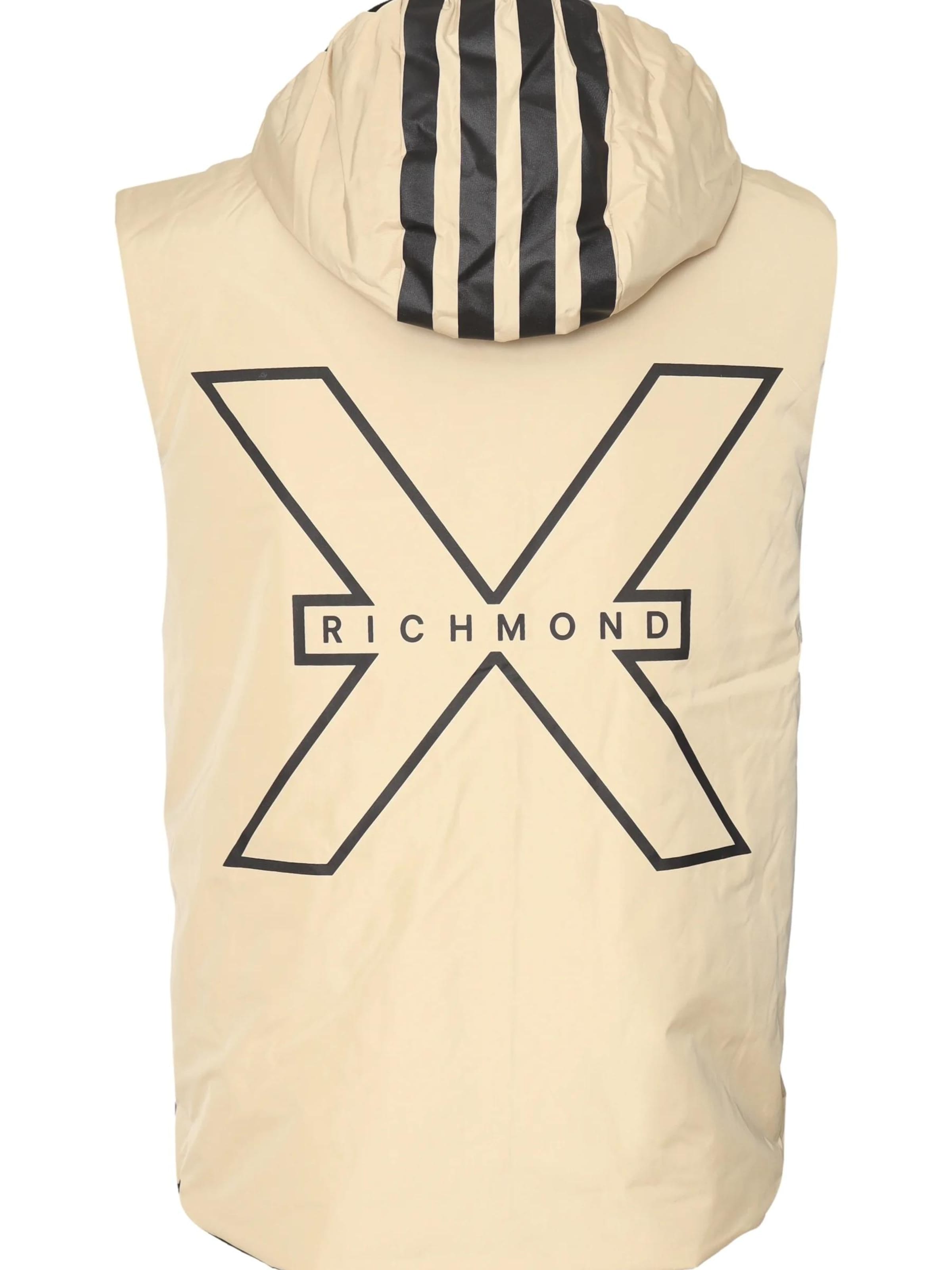 John Richmond Übergangsjacke 'Puffer Vest'‌‌‌‌‌‌‌ in Schwarz