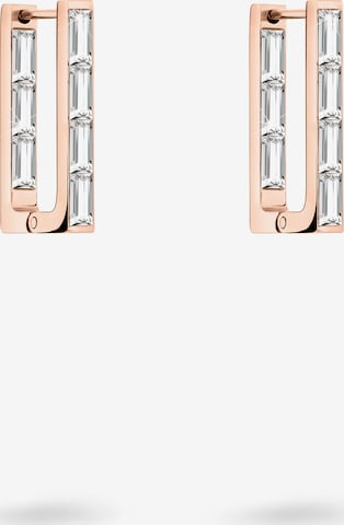 Boucles d'oreilles Liebeskind Berlin en or : devant