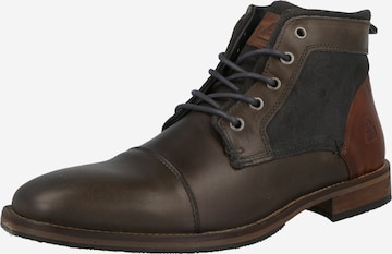 BULLBOXER Lace-Up Shoes in Brown: front