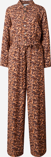 FRNCH PARIS Jumpsuit 'Coecilia' i XS i karamel / mokka / aubergine, Produktvisning