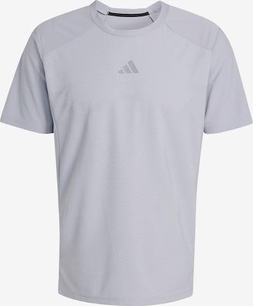 T-Shirt fonctionnel ADIDAS PERFORMANCE en gris : devant
