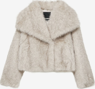Pull&Bear Mantel in XS in ecru / grau, Produktansicht