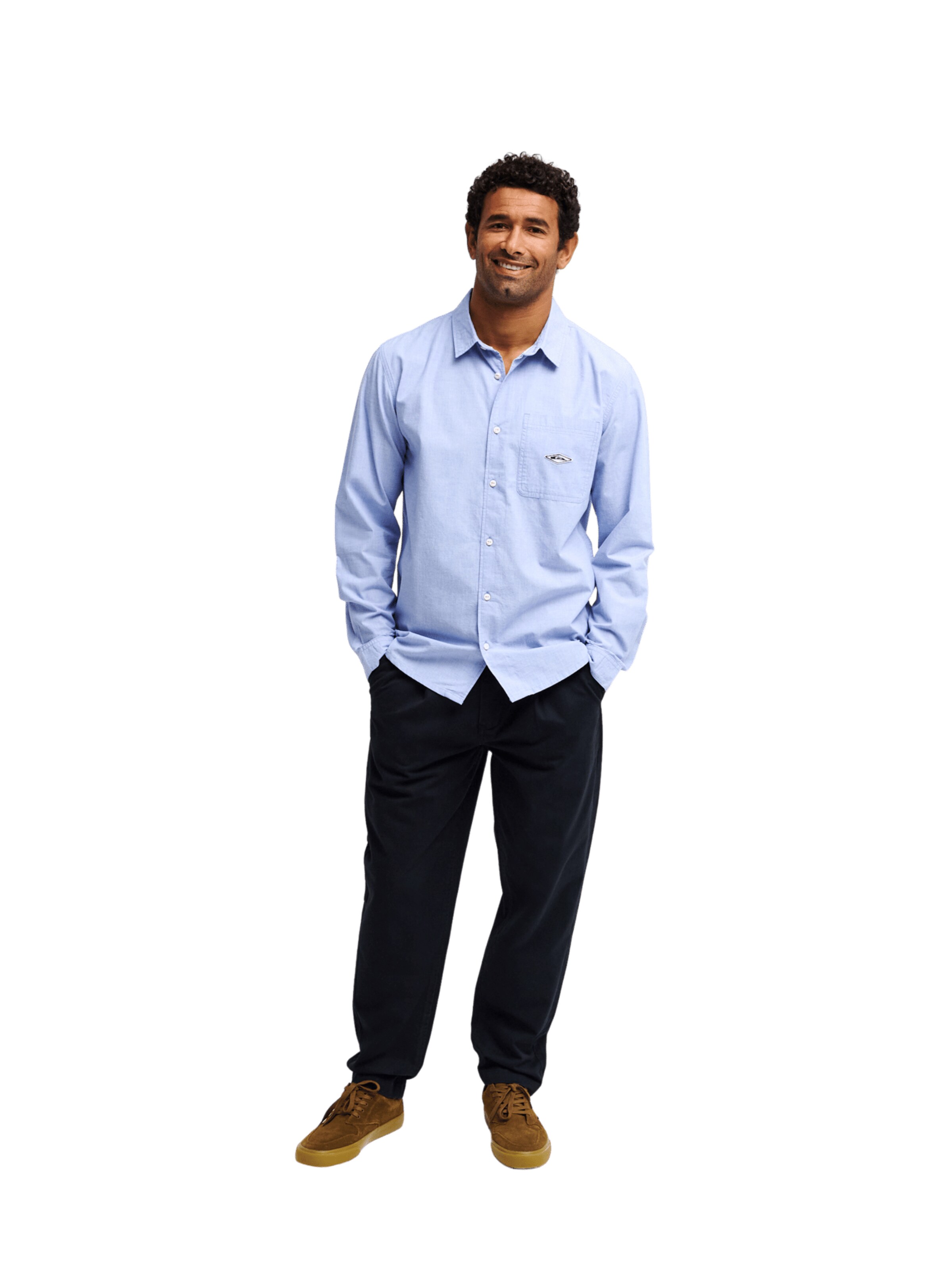 QUIKSILVER Regular Fit Hemd 'Diamond' in Blau