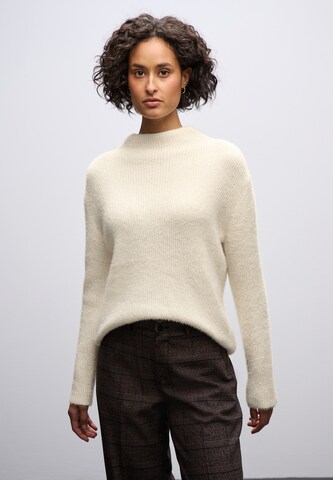 STREET ONE Sweater in Beige: front