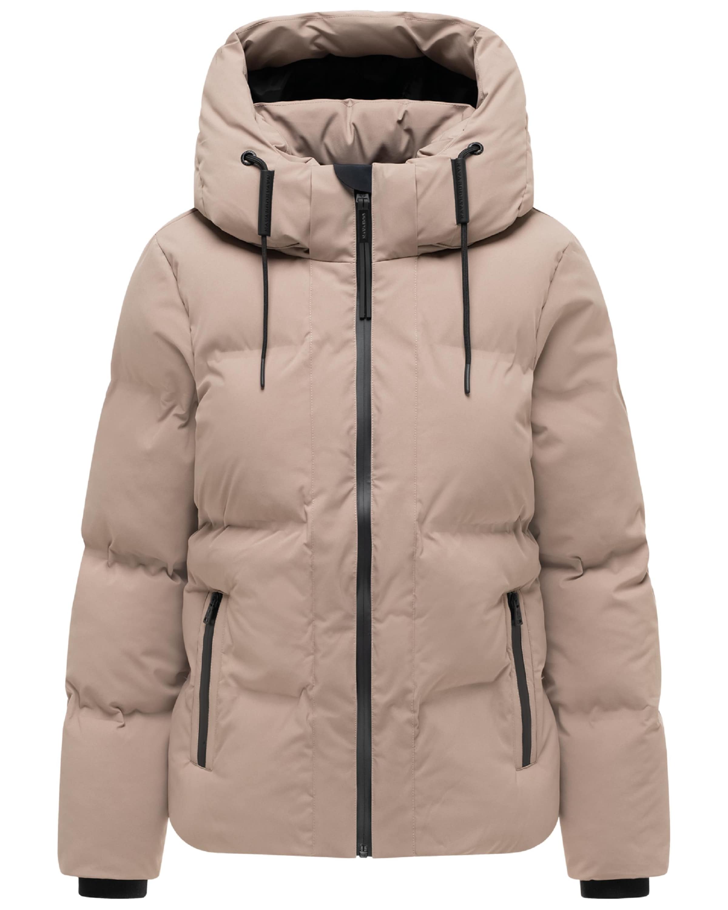 NAVAHOO Winterjas 'Wolkentanz XIV' in Beige: voorkant